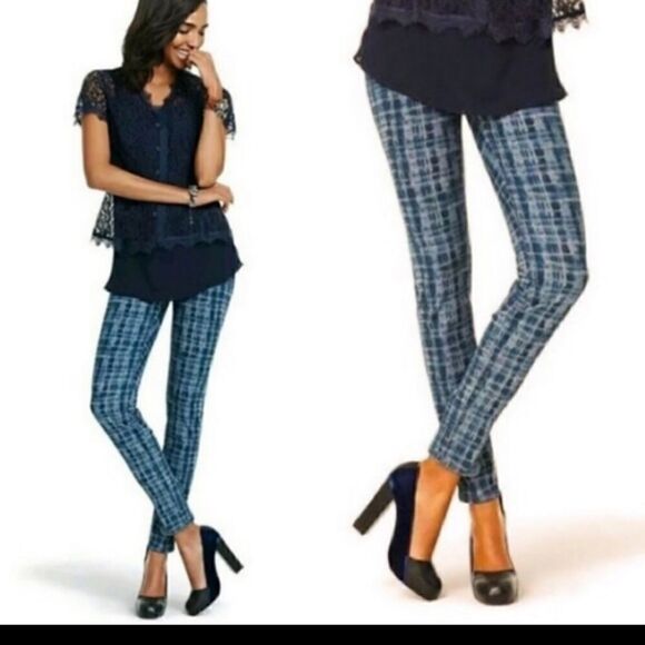 CAbi Grid Skinny Jean Style 3047 size 2 - Picture 2 of 4